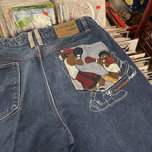 Vintage plantinum fubu - plantinum, jeans